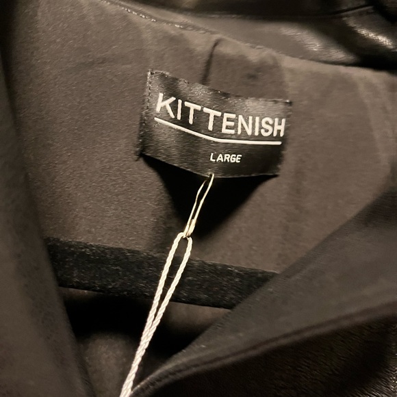 Faux Leather Fringe Leather Jacket - Picture 4 of 5